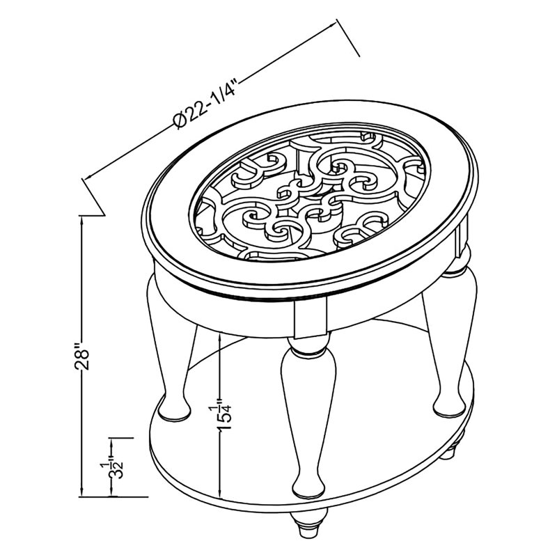 Astoria Grand Rhuddlan End Table & Reviews Wayfair